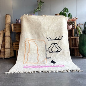 Moroccan rug - Berber rug - Custom Moroccan rug - Beni ourain rug - Handmade rug - Moroccan shag rug - Morocco rug - Moroccan Berber rug