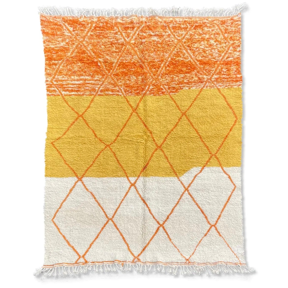 Tapis Berbere Beni Ouarain 210×300 cm Tapis Coloré Fait Main