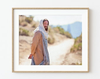Watercolor Jesus The Christ Art, Jesus Picture, Digital Download, Jesus Christ LDS picture, LDS Art