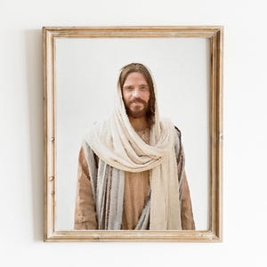 Watercolor Jesus The Christ Art, Jesus Picture, Digital Download, Jesus Christ LDS picture, LDS Art