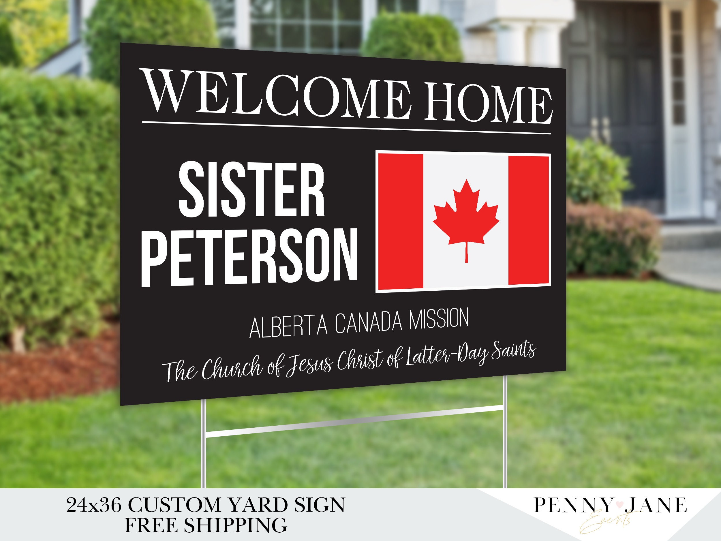 WELCOME HOME BANNER 109, Welcome Home Banner Templates, Design Templates, Real Cheap Signs - Custom Yard Signs, Vinyl Banners