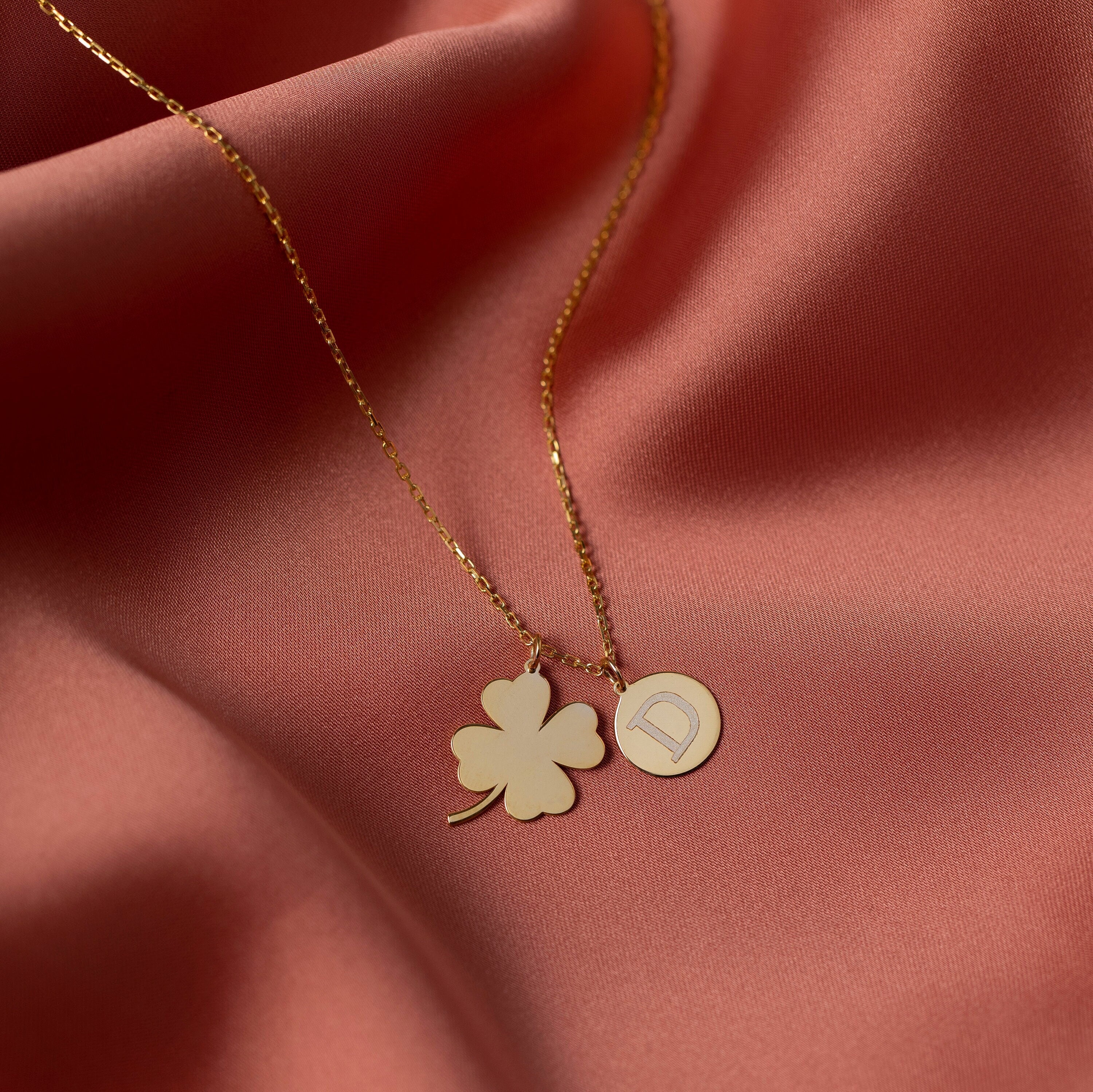 Tiny and Dainty Sterling Silver Necklace Four Leaf Clover Necklace, Lucky  Charm Necklace, Irish Luck Necklace, St. Patrick's Day Gift - Etsy