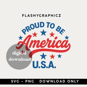 America SVG / Patriottico 4 luglio PNG / Design a sublimazione America / Design del 4 luglio