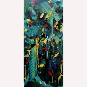 Pesce da cartolina sull'albero
