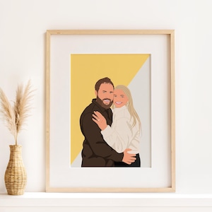 Digital Illustration From Photo, Faceless Portrait Custom, Digital Art Commission, Custom illustration, Portrait From Photo, ASAP