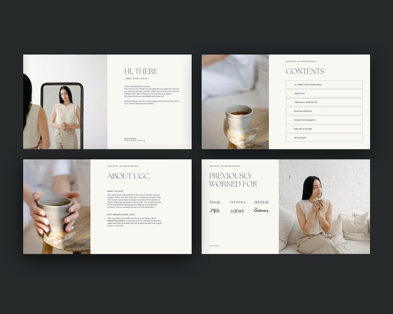 UGC Portfolio, UGC Portfolio Template, UGC Canva Template, UGC Canva Media Kit, UGC Guide, User Generated Content Template, UGC Media Kit, UGC Template, User Generated Content, UGC Canva, UGC Creator, UGC Website, UGC Brand, UGC Kit, UGC Rate Card