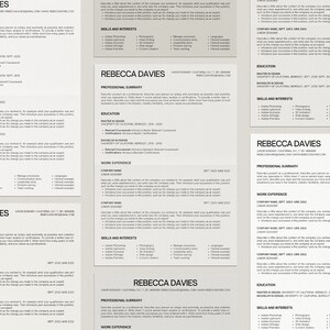Modern Resume Template, Unique Resume Template, Resume Template Minimalist, Resume Template for Women, Canva Resume Template, Minimalist Resume Template, Digital Resume Template, Resume Template Canva, Minimal Resume Template, Resume Template Bundle
