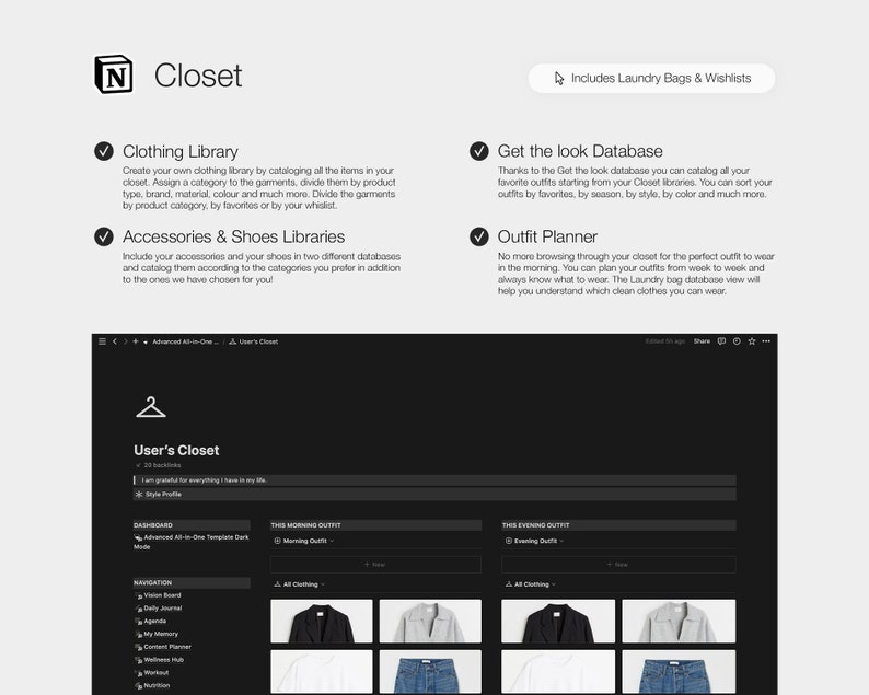 Notion All-in-one Template, Notion Template Ultimate Life Planner ...