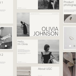 UGC Portfolio, UGC Portfolio Template, UGC Creator Portfolio, Ugc Portfolio Canva, Ugc Canva Media Kit, Ugc Media Kit Template, Ugc Template