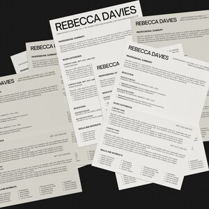 Modern Resume Template, Unique Resume Template, Resume Template Minimalist, Resume Template for Women, Canva Resume Template, Minimalist Resume Template, Digital Resume Template, Resume Template Canva, Minimal Resume Template, Resume Template Bundle