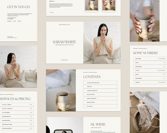 UGC Portfolio Template, Canva Media Kit, UGC Guide