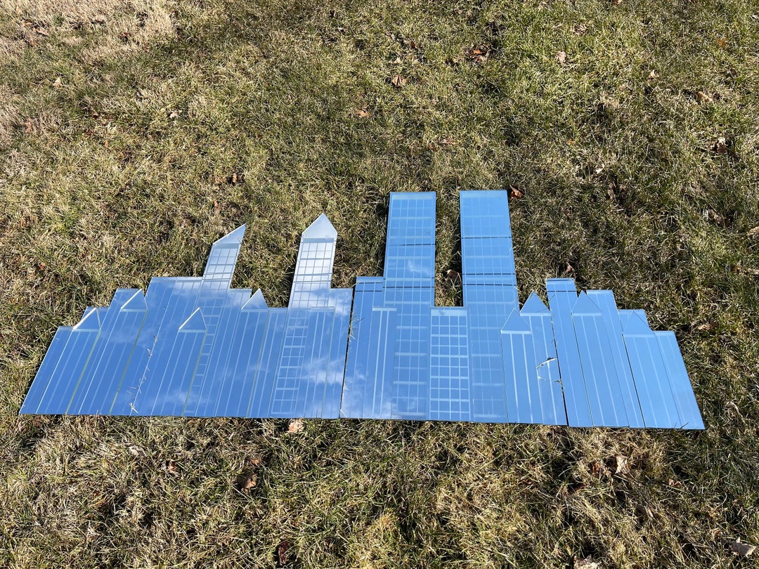 Sale NYC Skyline Mirror Wall Mirror Wall Decor Vintage NYC Etsy