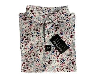 Flower Power Golf Polo - Mens Premium Performance Golf Polo | Golf Shirt | Golf Polo for Men | Golf Shirt for Men | Golf Polo Shirt