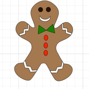 Gingerbread Man SVG, Gingerbread Girl Svg, Gingerbread Christmas Cutting File SVG