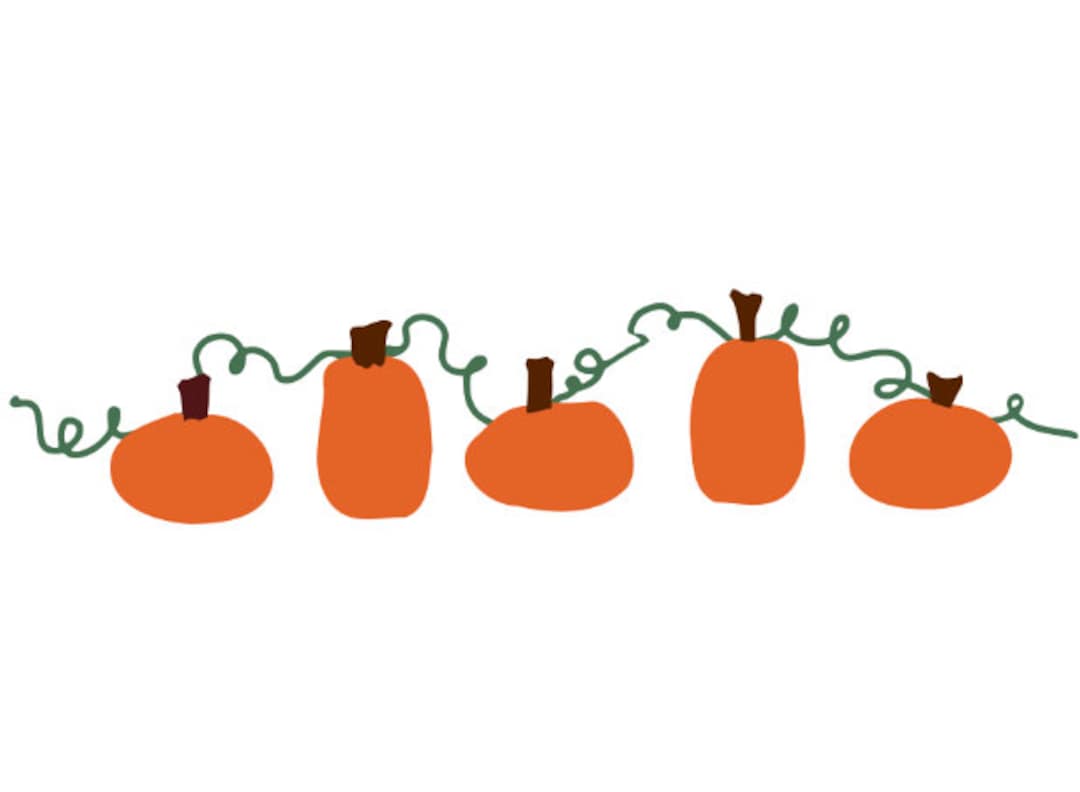 Pumpkin Vine SVG, Pumpkin Svg, Fall Pumpkin Vine Svg, Fall Svg