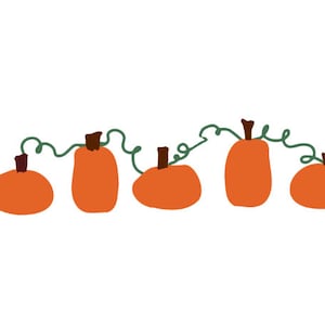 Pumpkin Vine SVG, Pumpkin Svg, Fall Pumpkin Vine Svg, Fall Svg