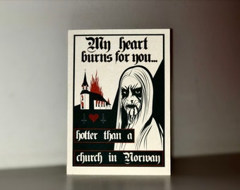 Black Metal Valentine Card - #2 Gorgoroth