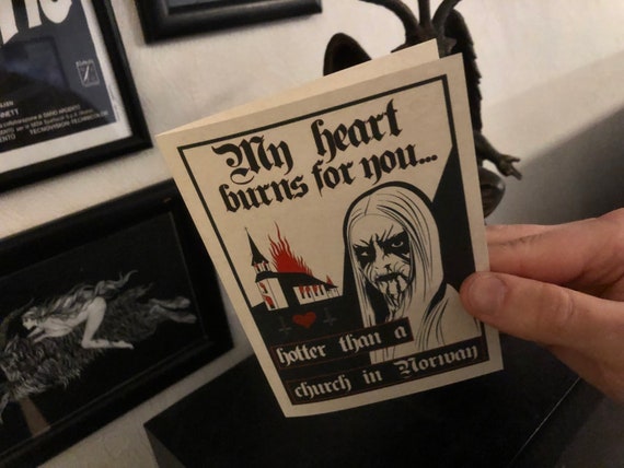 Black Metal Valentine Card - #2 Gorgoroth - Etsy