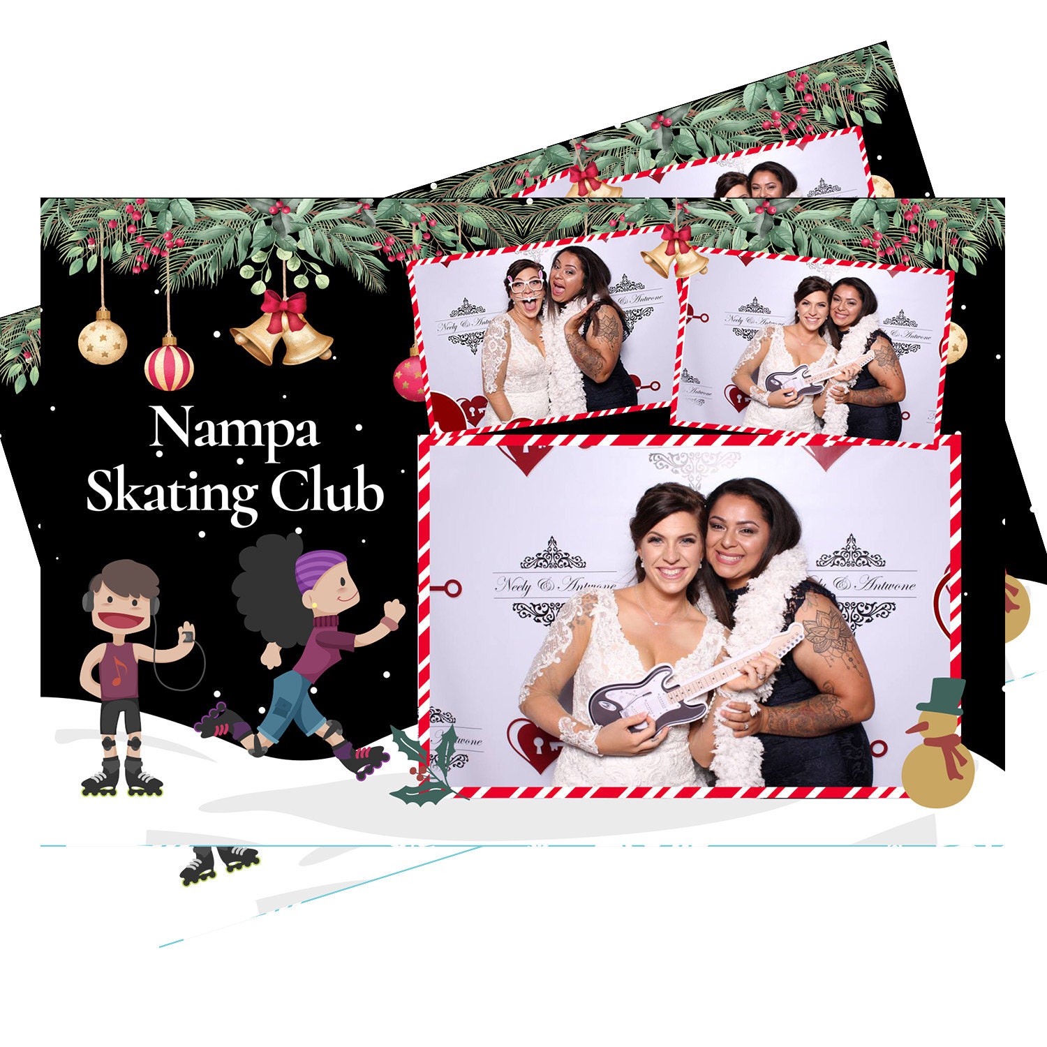 Booth File Photo Booth Template FILE NAME Both 2x6 Strip and 4x6 Postcard Files ...