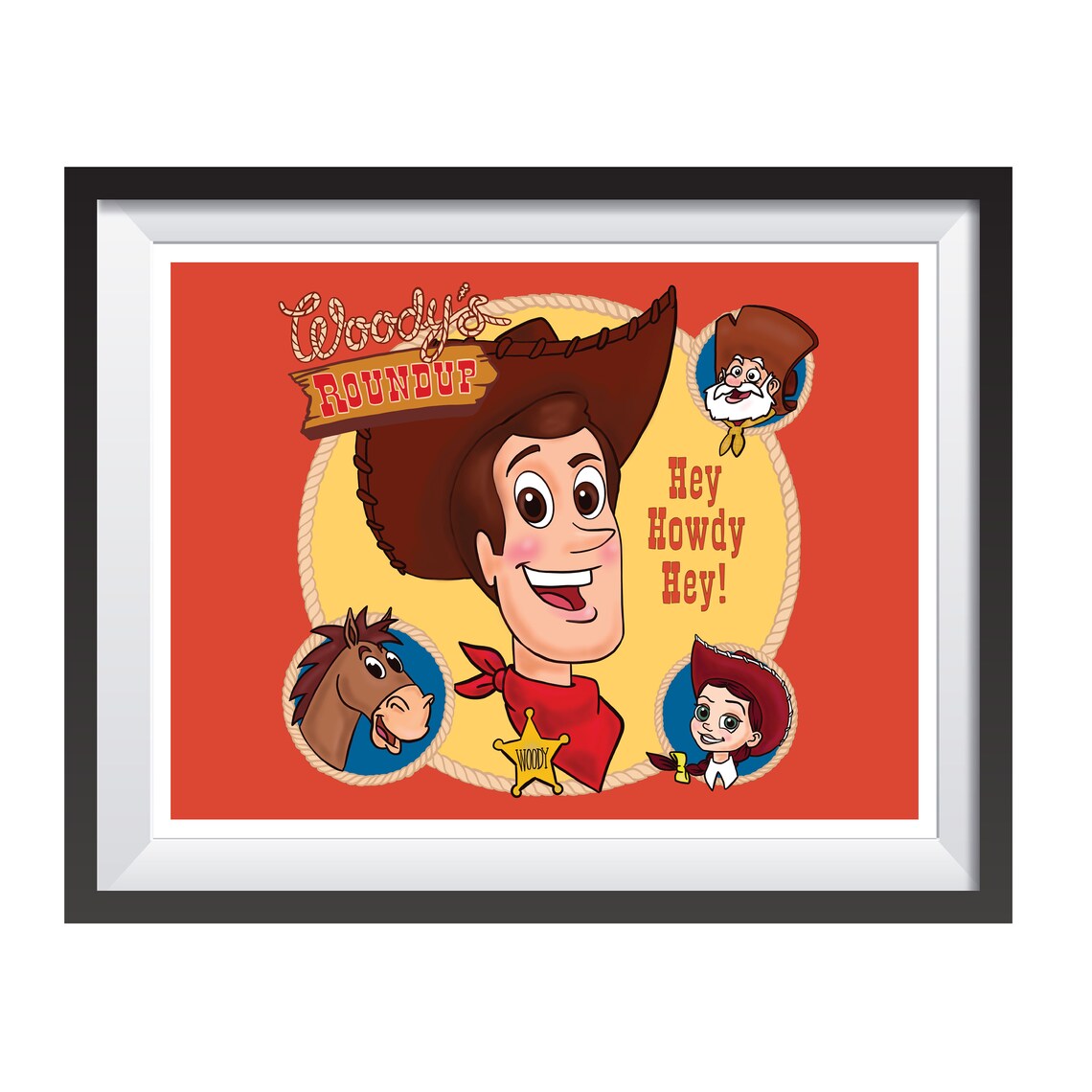 Toy Story Woody's Roundup Downloadable Image Etsy