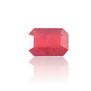 12x8x5mm, Blood Red Ruby Loose Faceted Gemstone cut, Lustrous Ruby cut Stone, AAA Quality Ruby GF For Jewelry Making, Emerald cut Ruby Stone