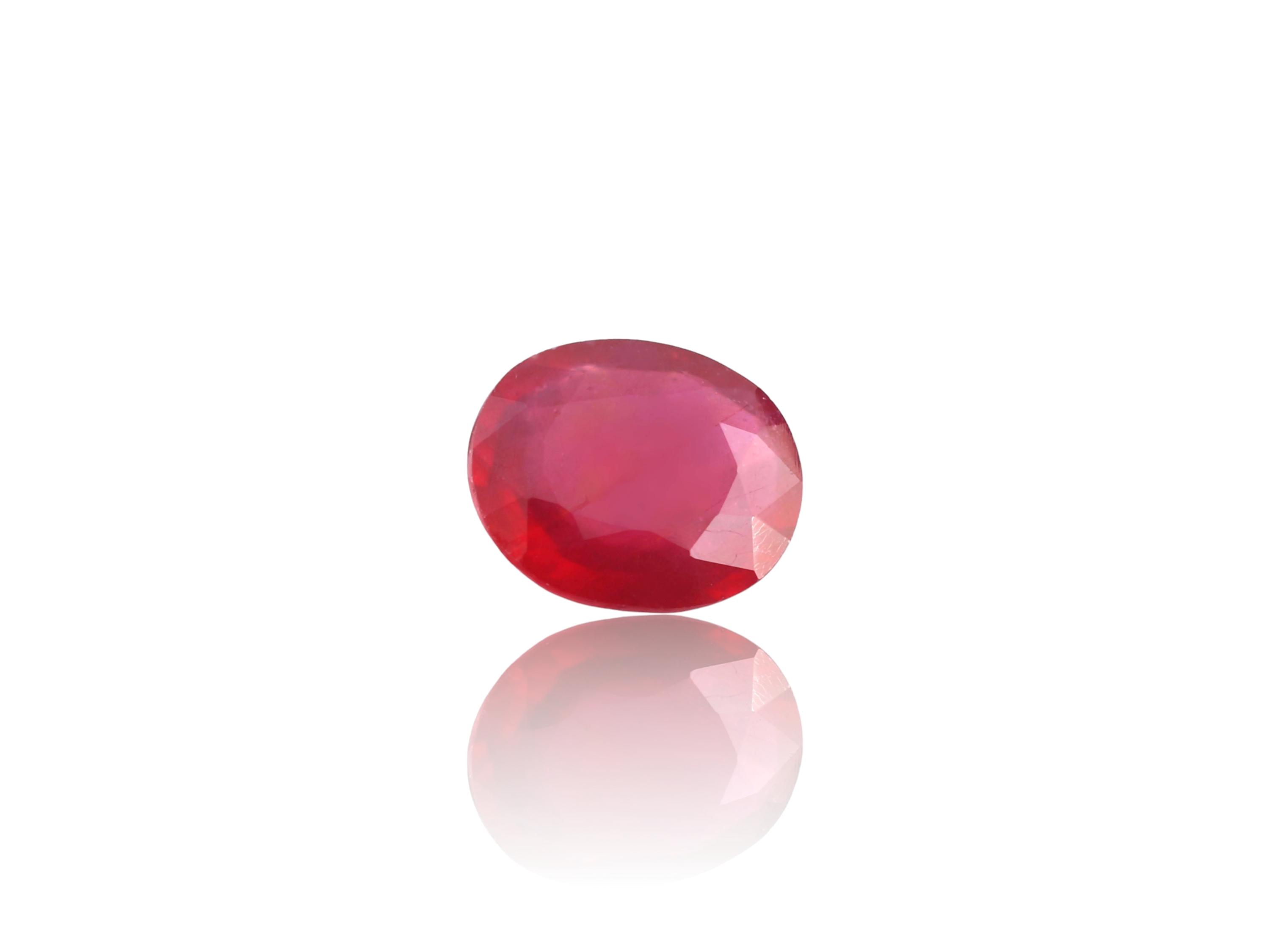 13,5 x 11,5 x 5 mm, piedra de corte facetado suelto de rubí rojo sangre, piedra de corte de rubí brillante, rubí de calidad AAA GF para joyería, piedra preciosa de corte ovalado de rubí