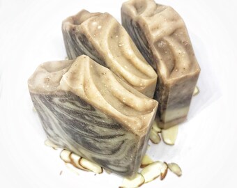 Almond Sheep Milk Soap, Natural Colorant, Farm Raised