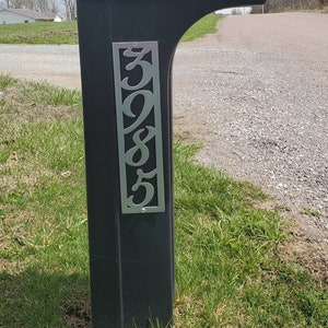 Metal Home address numbers