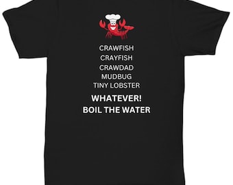 Langusten Kochen T-Shirt, Langusten Kochen Geschenk, Vatertagsgeschenk, Geschenk für Fisch-Liebhaber, Krebs-Shirt, Mudbug Tshirt, Fisch-Shirt, Knebel-T-Shirt