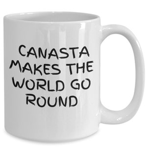 Regalo del Club de Canasta, Regalo para Jugador de Canasta, Regalo para Amigo, Taza para Personas Mayores, Regalo para Abuela, Regalo para Juego de Cartas