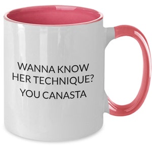 Caneca de café Canasta Player, presente para jogador de cartas, presente para idosos, caneca engraçada Canasta, presente para clube Canasta, presente de aposentadoria