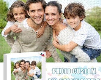 Custom Photo Puzzle, Picture Puzzle, Custom Personalised Jigsaw Puzzle, Puzzle for Adults, Create for Your Own Puzzle, Family Activities