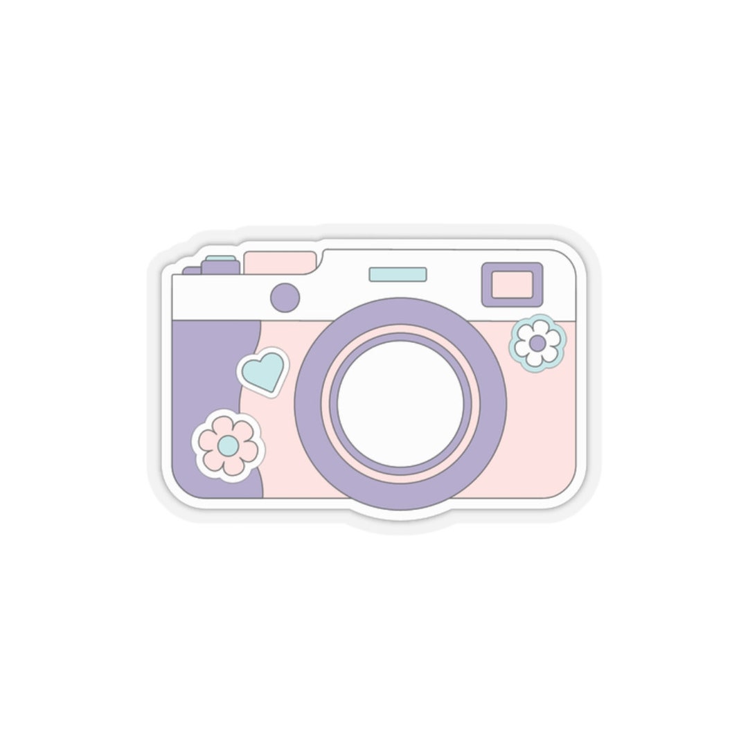Aesthetic Camera Book Sticker - Etsy