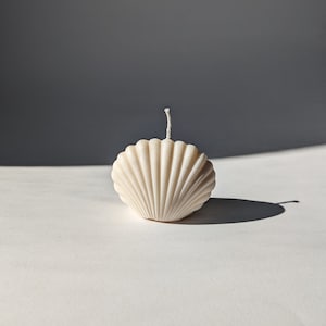 Seashell Candle | Shell Candle | Soy Wax Candles | Vegan Candle | Decor Candle | Home Decor image 1