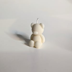 Teddy Bear Candle, Bear Candle, Soy Wax Candles, Baby Shower Candle | Vegan Candle | Decor Candle | Bear Theme Candle | Baby Teddy Candle
