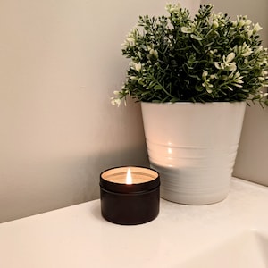 Velas de soja - Velas perfumadas - Lata de 113 g / 237 g / Vertidas a mano / Regalo / Navidad / Corporativo / Venta al por mayor / Naturales / Veganas