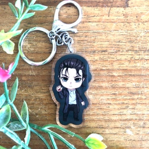 Giant Fighting Freedom Anime Boy Acrylic Keychain