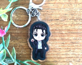 Giant Fighting Freedom Anime Boy Acrylic Keychain