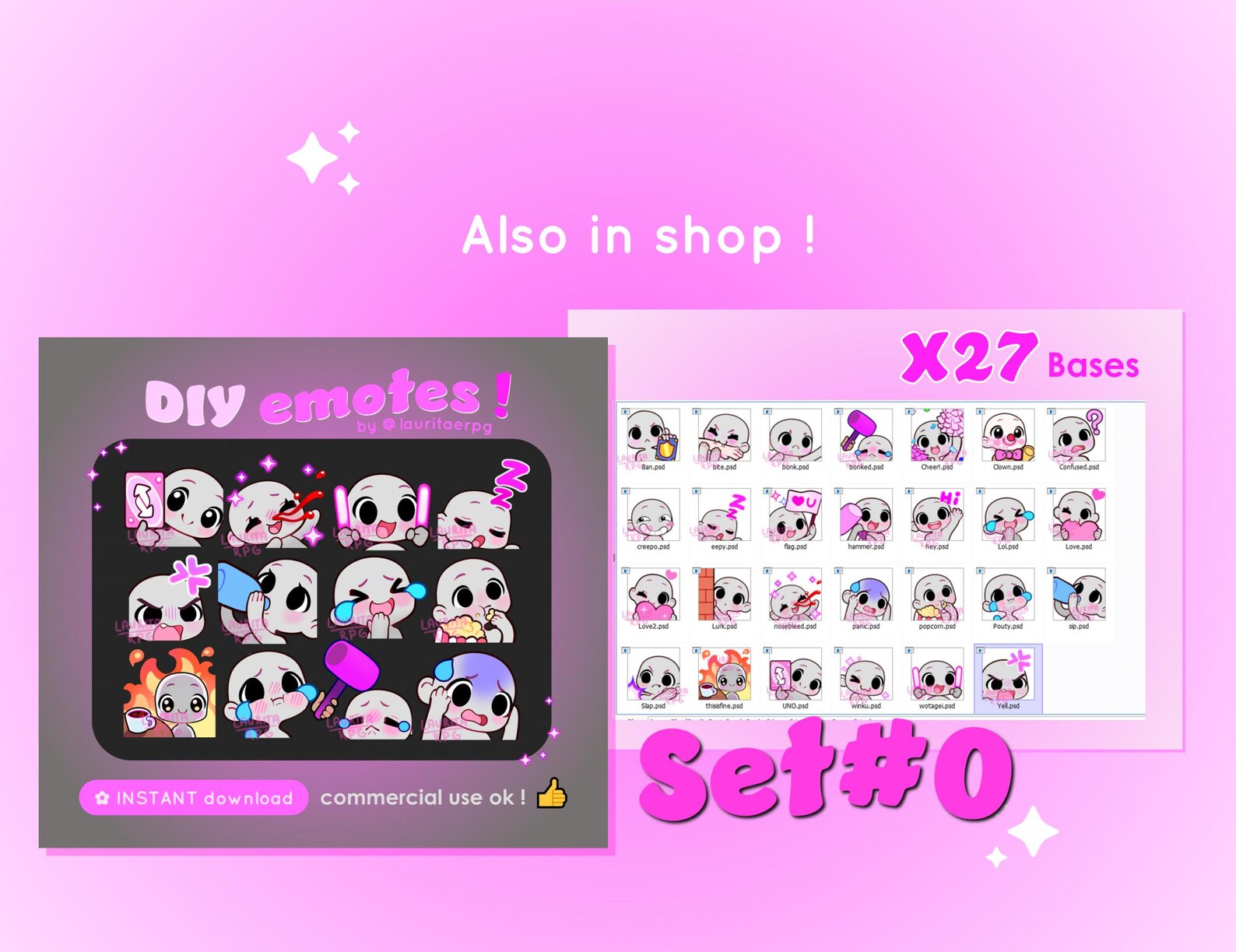 X52 Emote DIY Your Own Emotes, Discord Stickers, Emote Templates ...