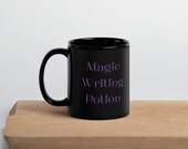 Magic Writer Potion Black Glossy Mug