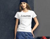 Caution: Cries Over Fictional Characters short sleeve t-shirt