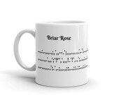 Briar Rose Punctuation Mug