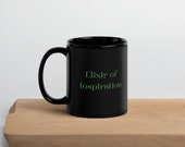 Elixir of Inspiration Black Glossy Mug
