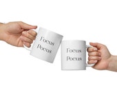 Focus Pocus White glossy mug