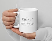 Exilix of Inspiration White glossy mug