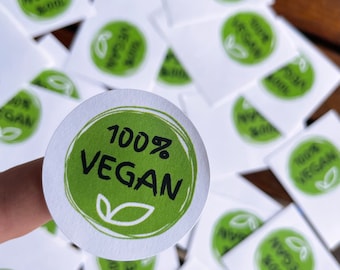 Nachhaltige Sticker, 100% vegan