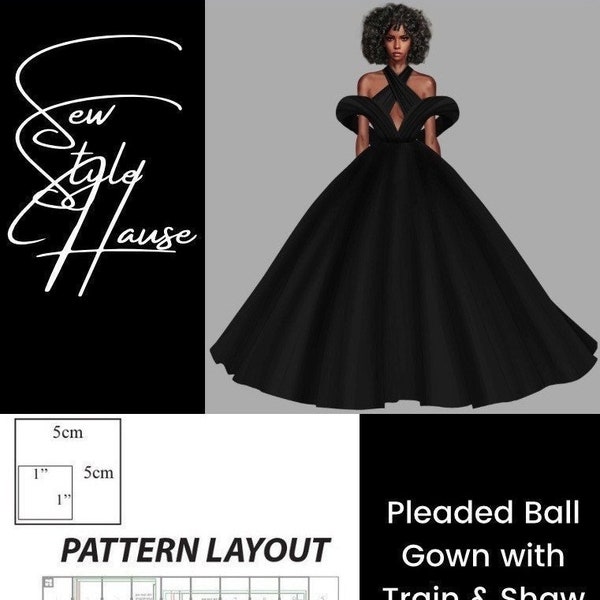 Ball Gown Pattern Etsy