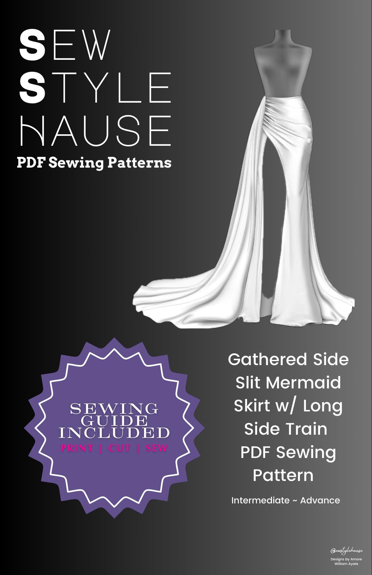 Ameri　UND 2WAY CURVE SLIT MERMAID SKIRT Ameri UND 2WAY CURVE SLIT MERMAID SKIRT（スカート UND 2WAY