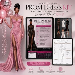Prom Dress Kit PDF Sewing Patterns