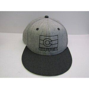 C Copper Otto Snapback Copper Hat Flat Brim Cap 6C